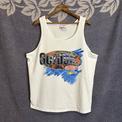 Vintage 2000s Jeff Gordon DuPont Chase Authentics Tank Top Shirt XL USA Cotton