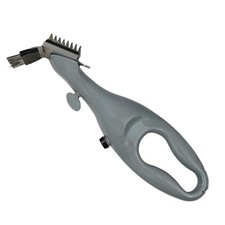 Stainless Steel BBQ Brush for Effective Grill Cleaning with Ergonomic Handle