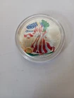 2000 American Eagle Walking Liberty Painted 1 Oz Fine Silver One Dollar Coin