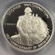 1982 S NGC PF68 Silver Proof George Washington Commemorative Half Dollar 1223-25
