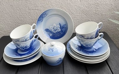 B&G  Bing & Gröndahl Kaffeeservice für 4 Personen  Zucker 14 Teile