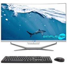 Simpletek 24" Curved I5 Windows 11 Pro 4GB RAM 2TB SSD All-in-One PC Full HD