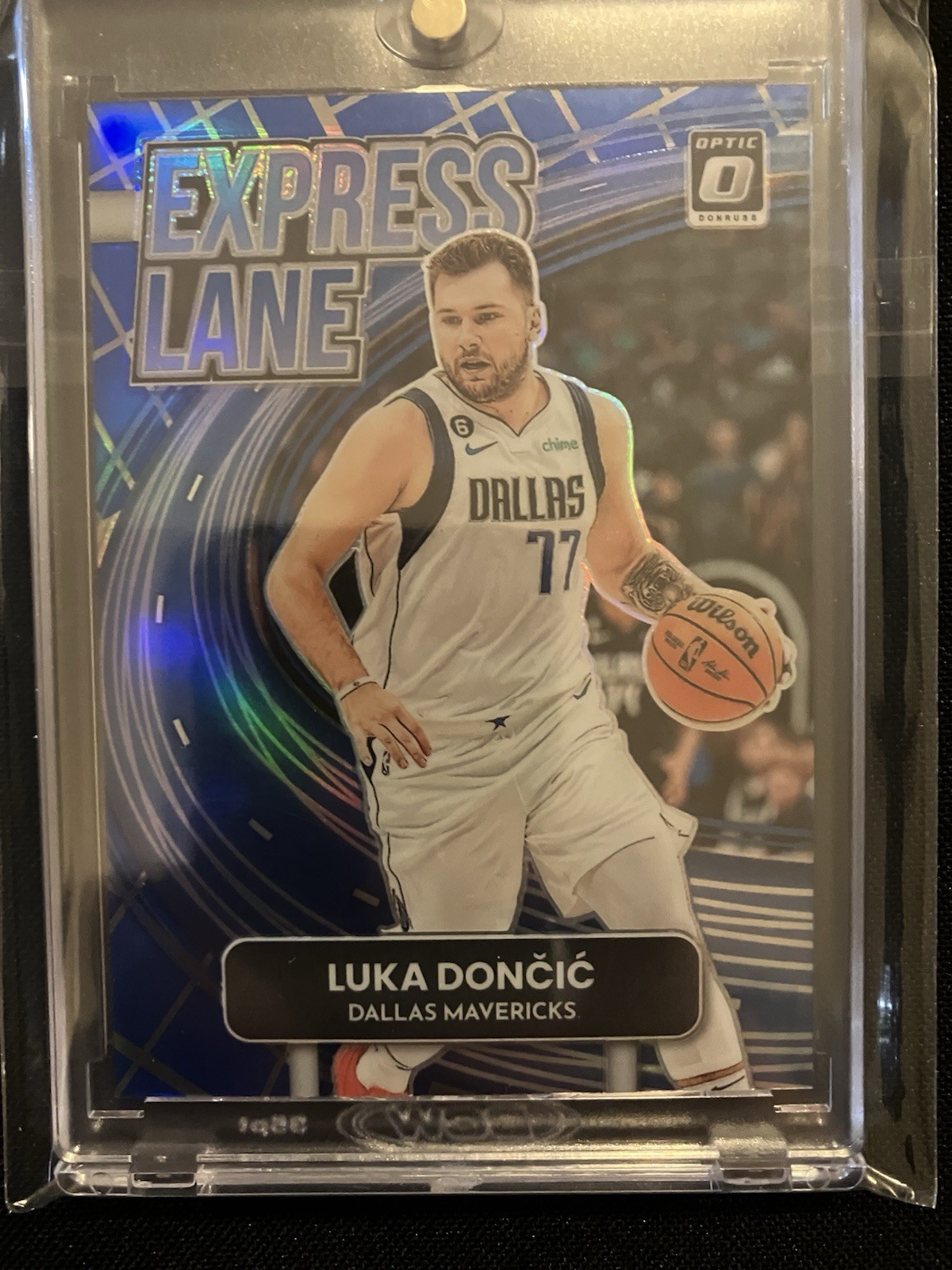 2022 Panini Donruss Optic Luka Doncic Express Lane Blue #5 /85