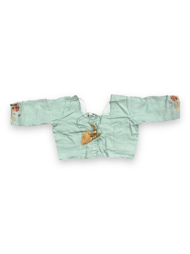 Trachten Designer Sari mit Fertigbluse, Kulturkleidung für Damen - Bild 13 von 16