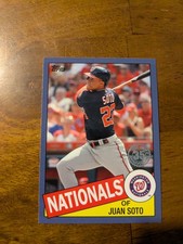 2020 Topps Update #85TB-46 Juan Soto 1985 Topps Baseball 35th Anniversary Blue