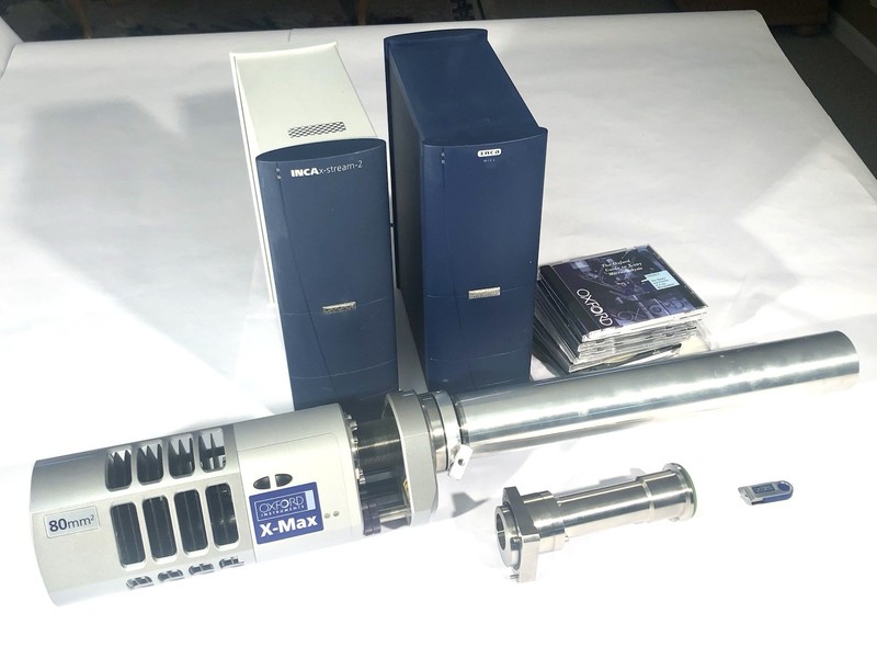 Oxford Instruments X-Max 80mm² INCAx-stream-2 X-ray Microanalysis Spectrometer