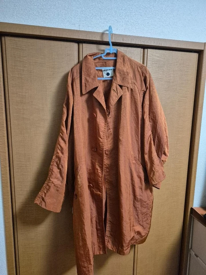 Issey Miyake Nylon Orange Trench Coat Size M From Japan - Image 3 of 4