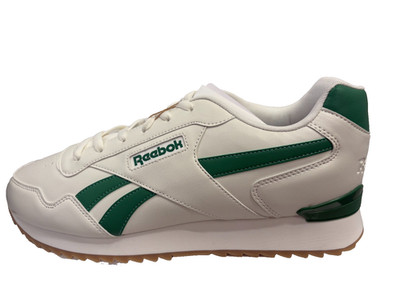 Reebok Glide Ripple Clip Sneaker Trainer Low Top Weiß/Grün UK 7 US 8 EU 40.5