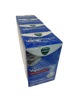  4 Pack Vicks VapoShower Soothing Vapors 3 Shower Tablets Per Box Value Lot