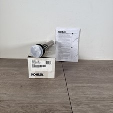 Kohler K-33151-2BL Bathroom sink clicker drain without overflow Blackened Bronze