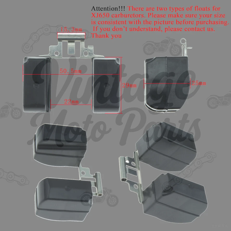 4pcs Carburetor Rebuild Repair Kit For 1980-1983 Yamaha Maxim 650 XJ650-US STOCK Foto 2 de 4