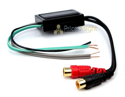#ad #ad Speaker to 2 RCA Line Output Converter In Out High Low $10.95
