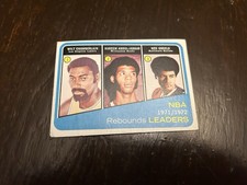 1972-73 Topps - League Leaders Kareem Abdul-Jabbar, Wilt Chamberlain, Wes Unseld