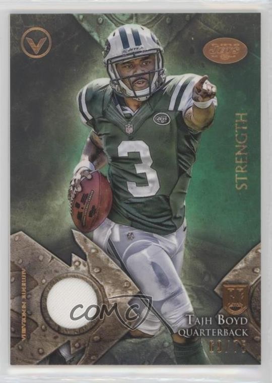 2014 Topps Valor Rookie Relics Strength 69/75 Tajh Boyd #VRR-TB RC 0a1