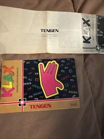 Klax (Nintendo Entertainment System, 1990) NES COMPLETE w/ Box manual game WORKS