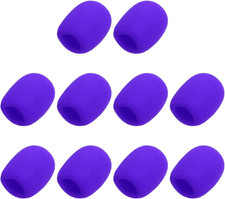 10Pcs Microphone Foam Covers, 40Mm 1.57" ID 10Mm 0.39" Thickness Microphone