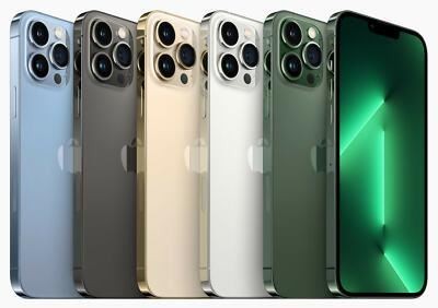 Apple iPhone 13 Pro Max 256GB A2484 Unlocked Very Good Condition All Colors