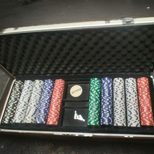 Poker Chip Set with Case  Chips