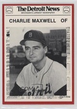 1981 Detroit News Tigers Boys of Summer 100th Anniversary Charlie Maxwell 0q3