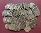 LOT OF 60 KENNEDY 40% SILVER HALF DOLLARS - $30.00 FACE VALUE