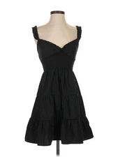 J for Justify Women Black Casual Dress S