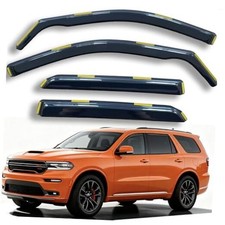 in-Channel Window Visors Vent Deflectors Compatible with For Dodge Durango