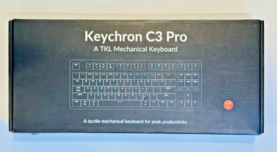 KEYCHORN C3 Pro QMK/VIA Custom Gaming Red Black Mechanical Keyboard C3P A1 Wired