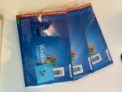 3x windows xp professional cd - Servicepack 2