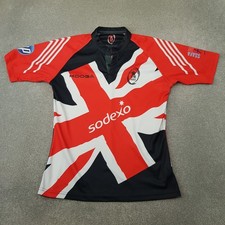 British Army Rugby Shirt Medium Red Kooga Mens Jersey 2012 Union Jack GB UK
