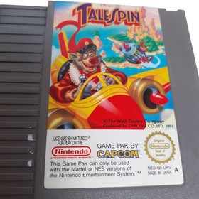 Disney TaleSpin NES Game Capcom Nintendo Cartridge Preloved Entertainment Retro