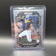 2022 Panini Prizm Draft Picks Victor Scott II #PDP157 West Virginia