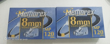 Memorex MP120 8mm Video Cassette Tape MP 120 Brand New SEALED Lot of 2