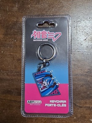Hatsune Miku Keychain (Metal) ABYstyle ABY Style Red Collection Anime BRAND NEW!