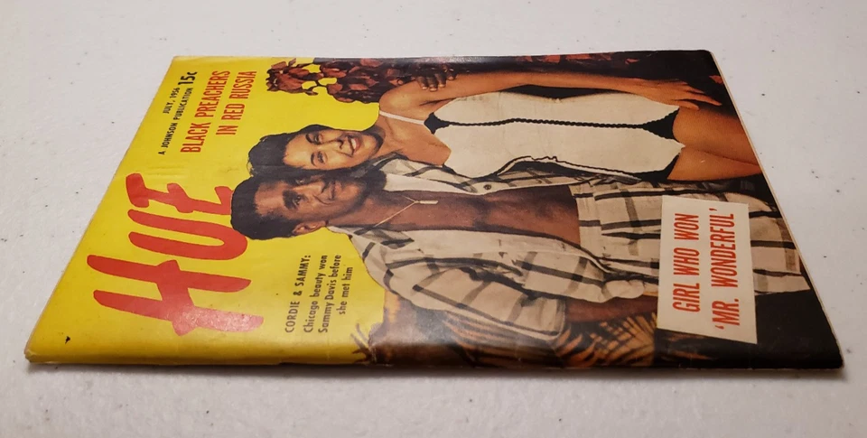 Hue Magazine July 1956 Sammy Davis Jr~Jackie Robinson~Duke Ellington~Jim Crow - Image 3 of 4