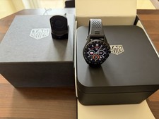 Tag Heuer Connected E4 Titanium Black Watch 45mm, With Box And Papers