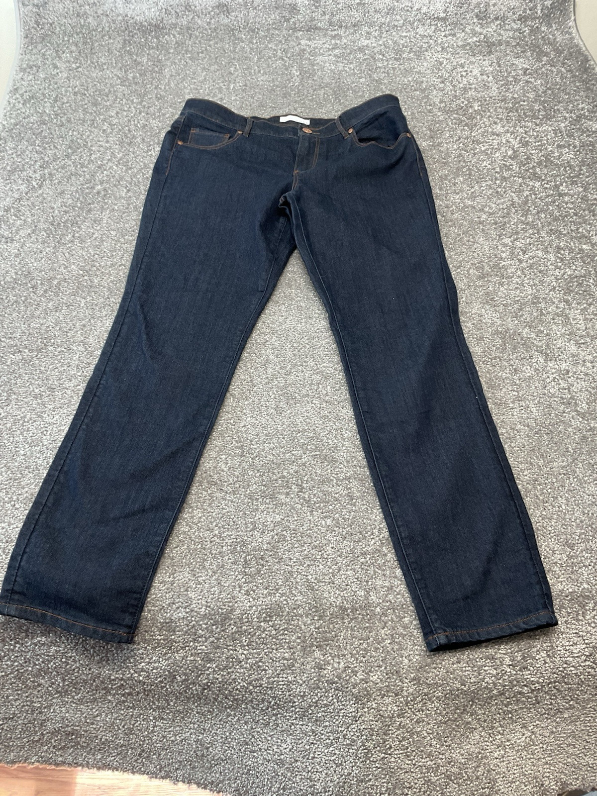 LOFT Jeans 30/10 Modern Skinny Dark Wash Mid-Rise Stretch Blue Women's