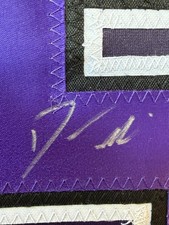 Autographed/Signed JASON WILLIAMS Sacramento Purple Jersey PSA COA Auto