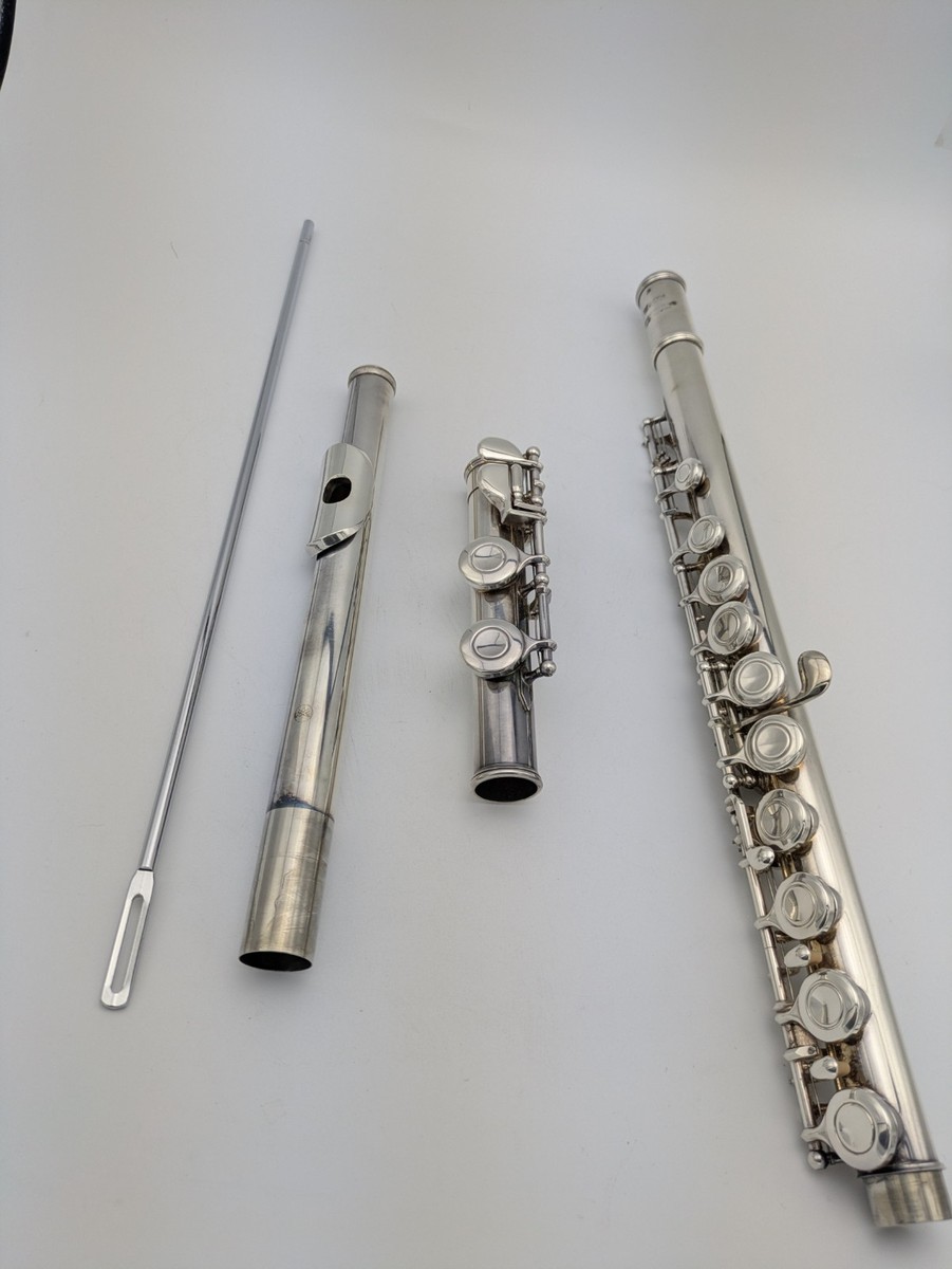 Yamaha 225SII Silver Plated Flute & Original Hard Case - 1 Owner