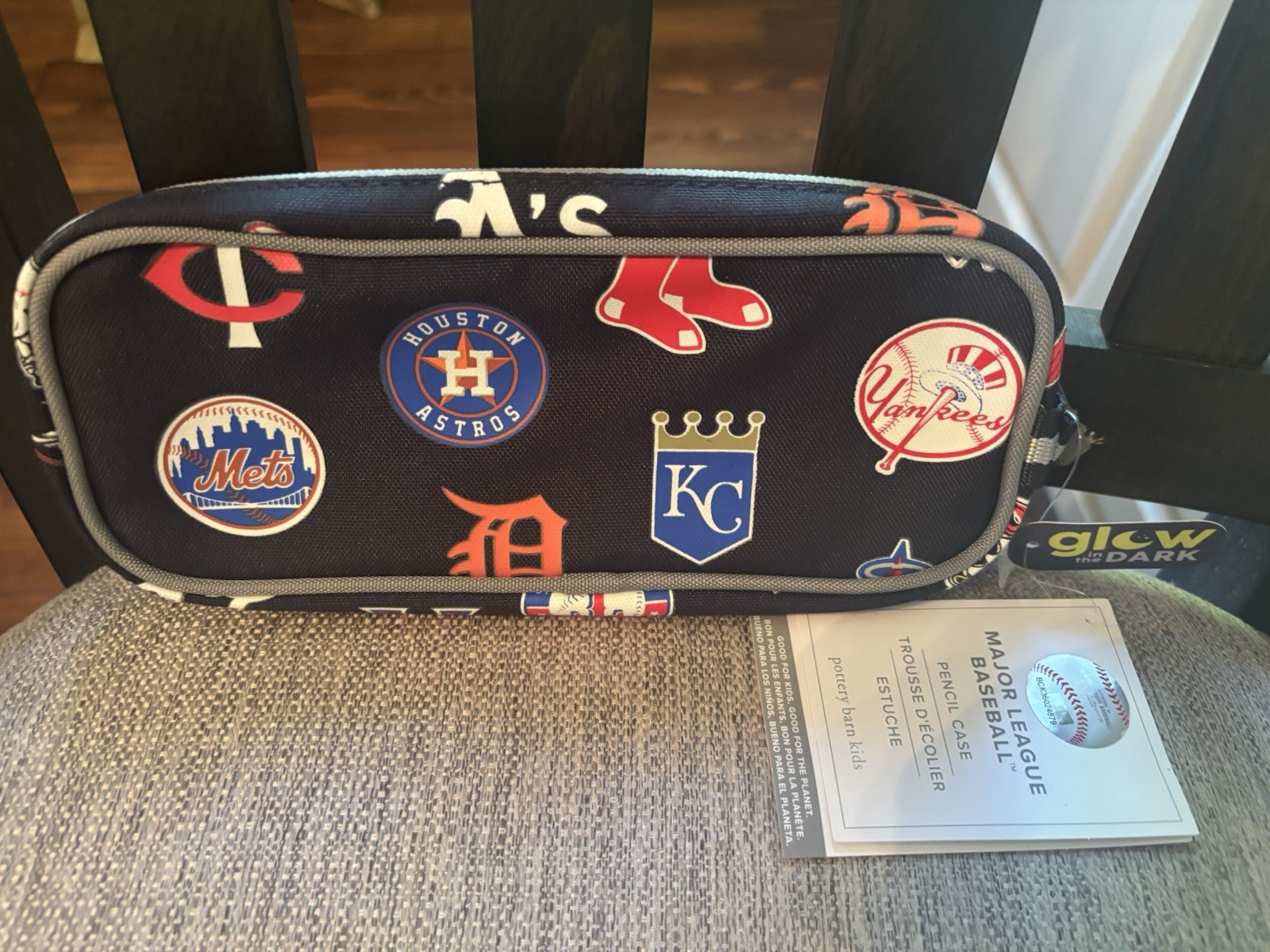 PONY Scuola Pottery Barn Baseball MLB sport CUSTODIA PORTAMATITE Disney viaggio ragazzo squadra.