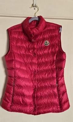 MONCLER  Mädchen Damen Weste Liane fuchsia * Grösse 14 164 bzw XS 32 * Daunen