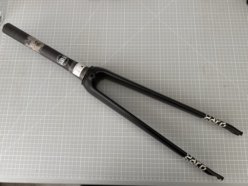 Columbus Futura Carbon Tapered Caliper Brake Bike Fork Rim Brake 390g