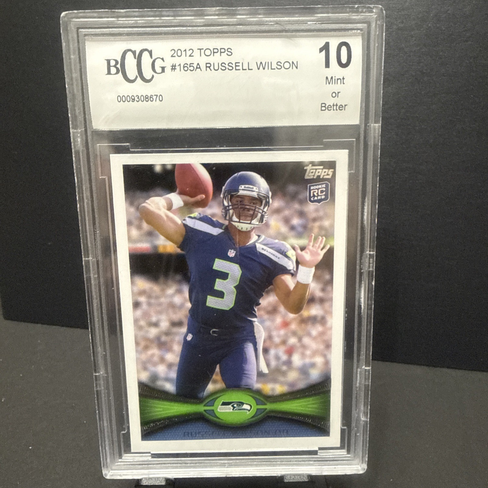 2012 Topps Russell Wilson (RC) Beckett 10