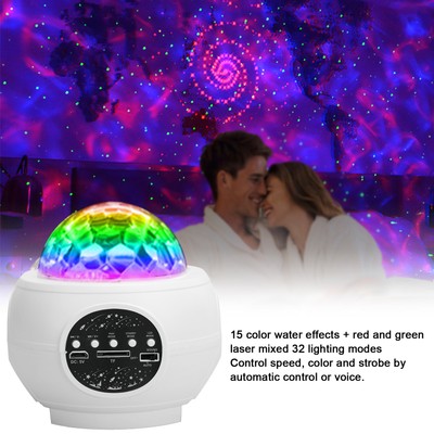 Projector Star Sky Lamp Multi-Color USB LED Speaker Music Player Night Light Hot