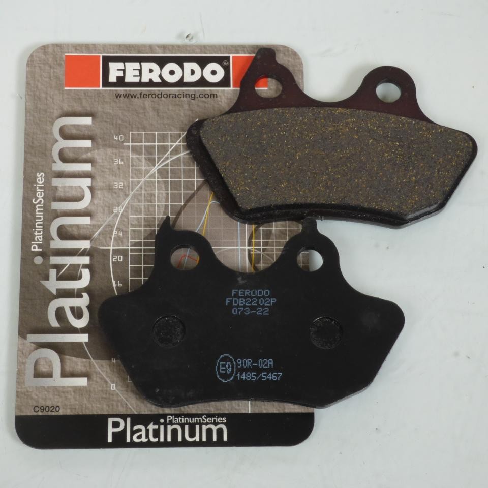 Plaquette de frein Ferodo pour rouler en duo en Harley Davidson 1584 FLSTF 2007
