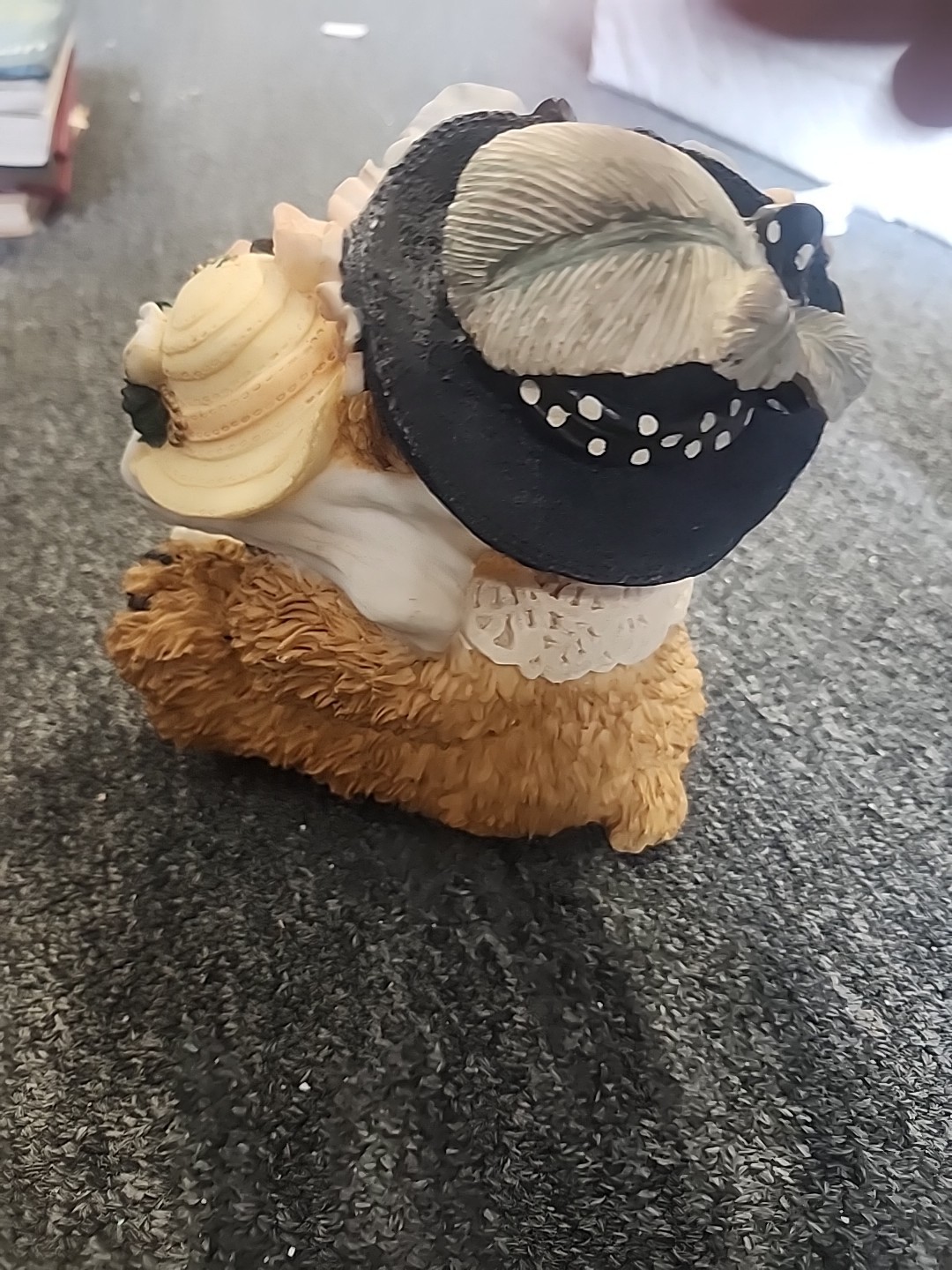 Large Teddy Bear Figurine Statue by Young's Cottage Chic Nursery Decor ~10.5” T