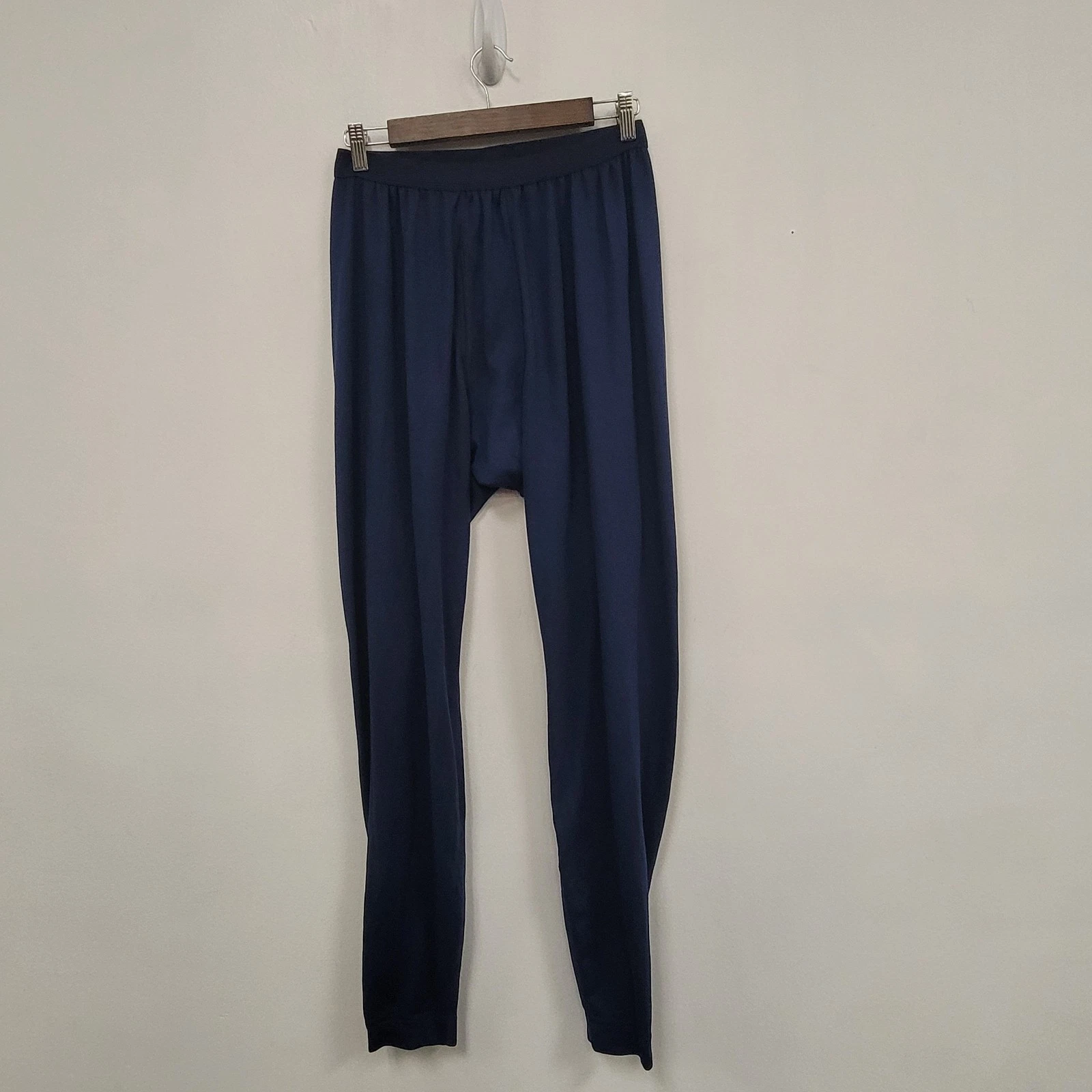 Patagonia Womens Capilene Base Layer Pants Size XL Blue Full Length Skinny Leg