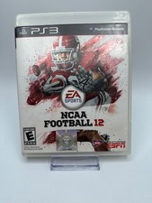 NCAA Football 12 PS3 Tested Working Free Shipping
