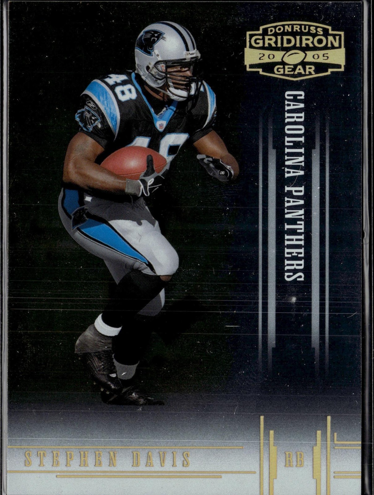 Stephen Davis 2005 Donruss Gridiron Gear Gold Holofoil #/100 #89