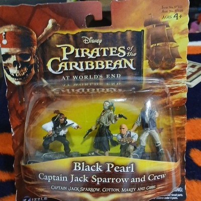 Zizzle Pirates of the Caribbean Playset Captain Jack Sparrow & Crew