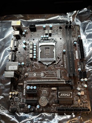 MSI B250M PRO-VD Intel B250 DDR4 LGA 1151 Micro ATX Motherboard